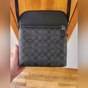 Coach Black and Gray Crossbody Bag